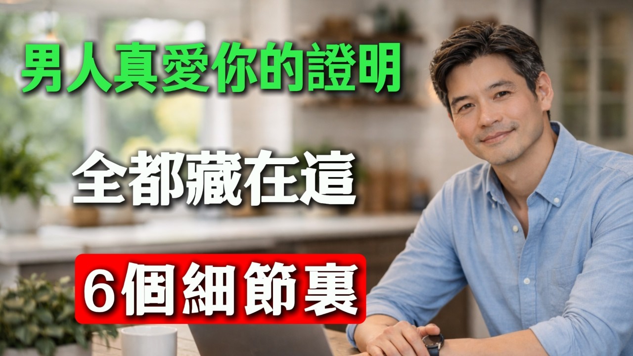 男人真愛你的證明：不是打電話發消息，而是藏在這6個細節裏！