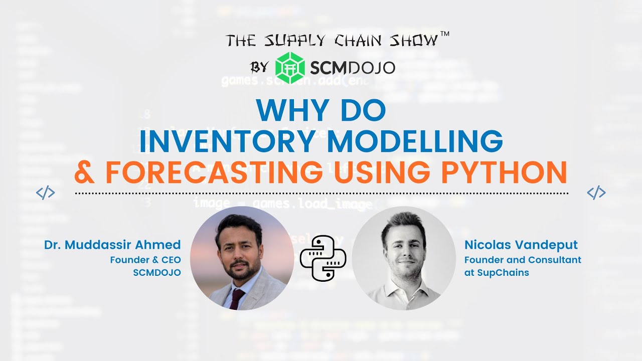 Why do INVENTORY MODELLING & FORECASTING using Python