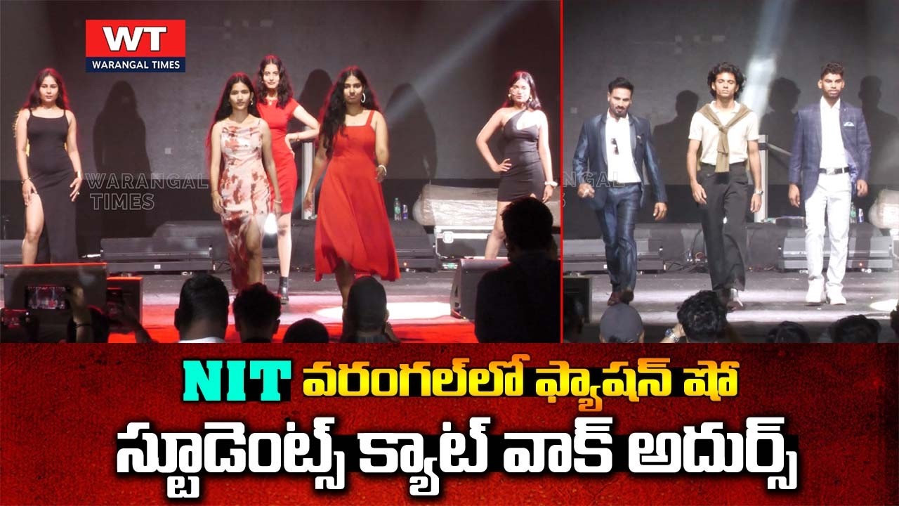 Fashion Show At Nit Warangal Spring Spree 2026