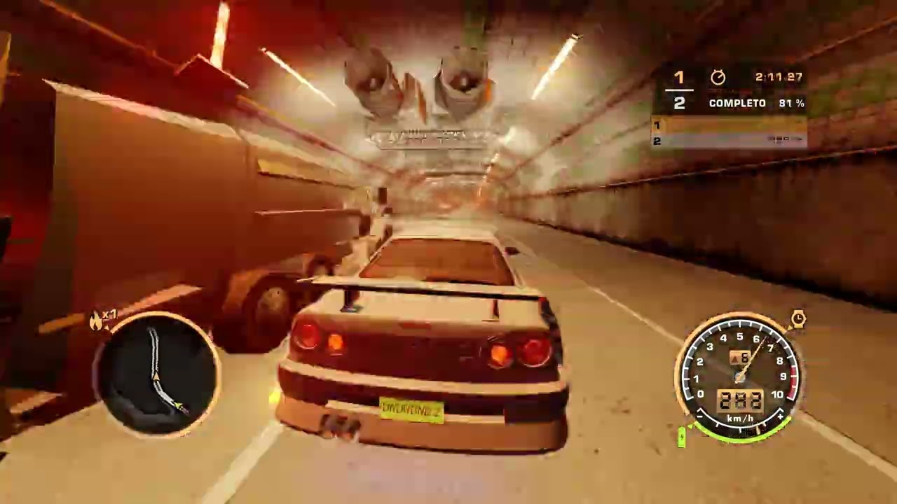 Need for Speed ​​Most Wanted 2005 - Геймплей Skyline против #14 Таза из Blacklist