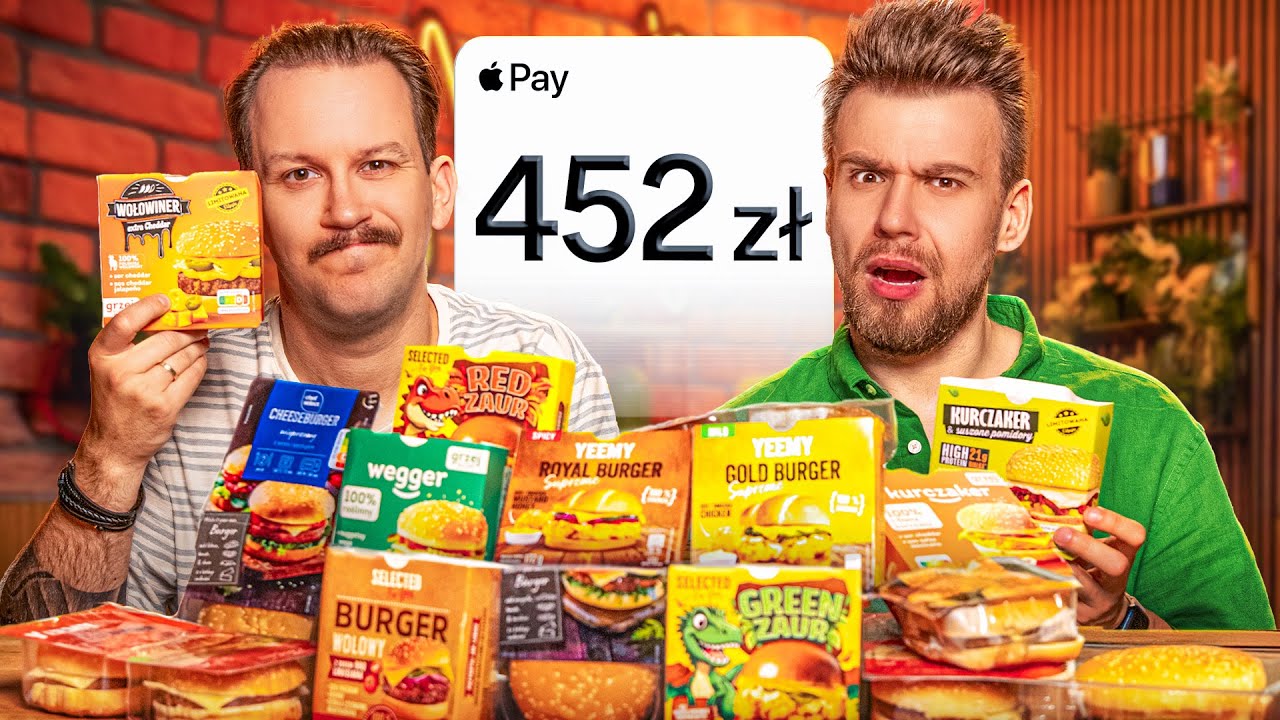 Spróbowaliśmy BURGERÓW Z SUPERMARKETÓW i to był błąd...