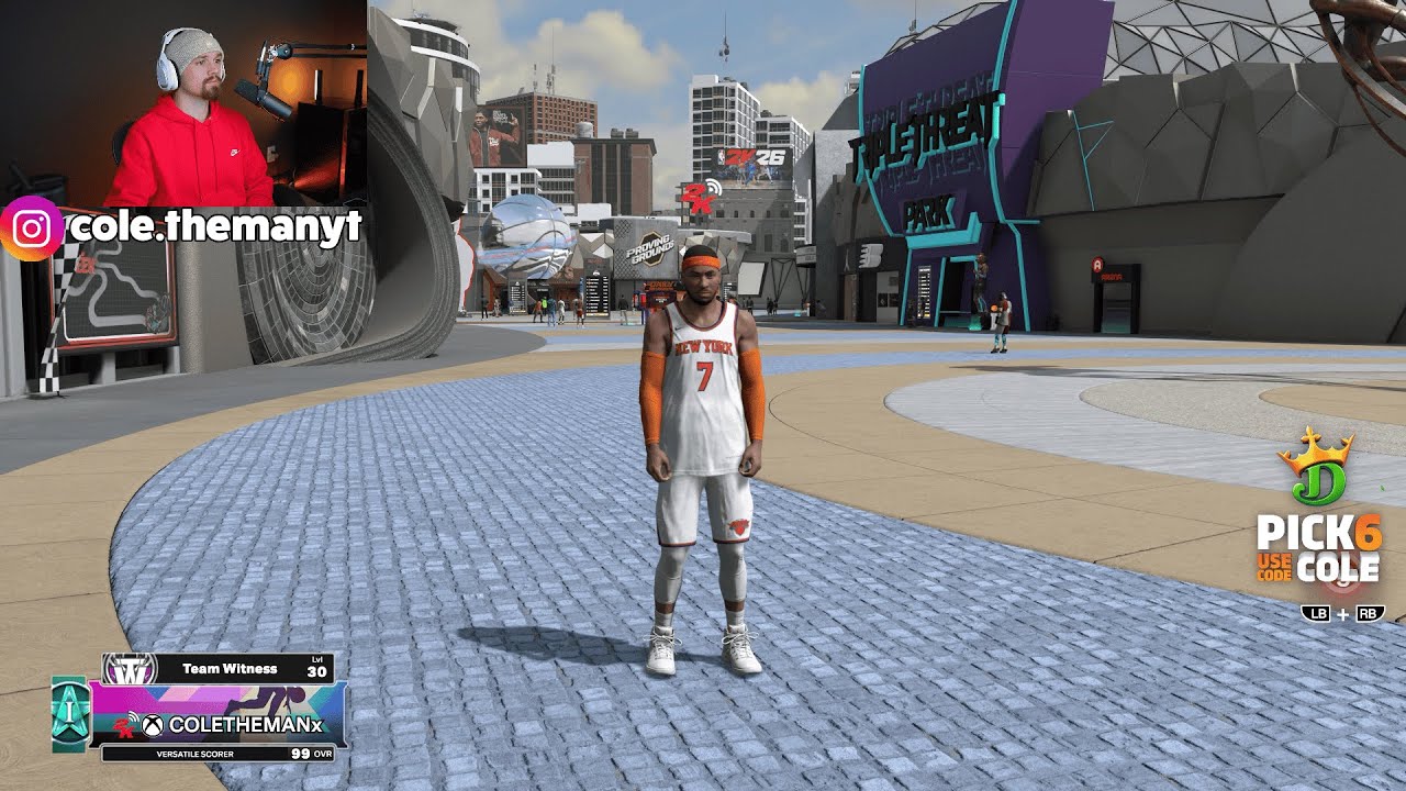 🚨LIVE🚨 NEW CARMELO ANTHONY BUILD + 1 MILLION VC GIVEAWAY (NBA 2K26)