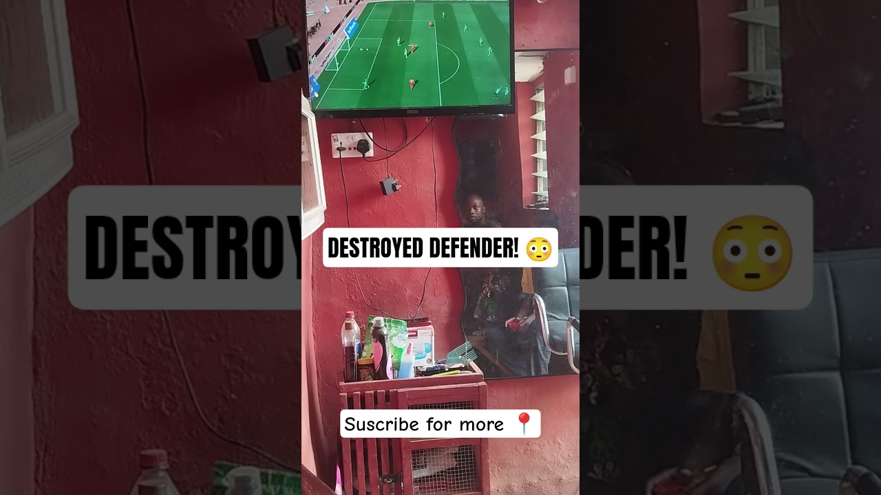 He Destroyed the Defender AND the Keeper! 😱⚽ #Shorts #footballskills #football #brilliantgoal