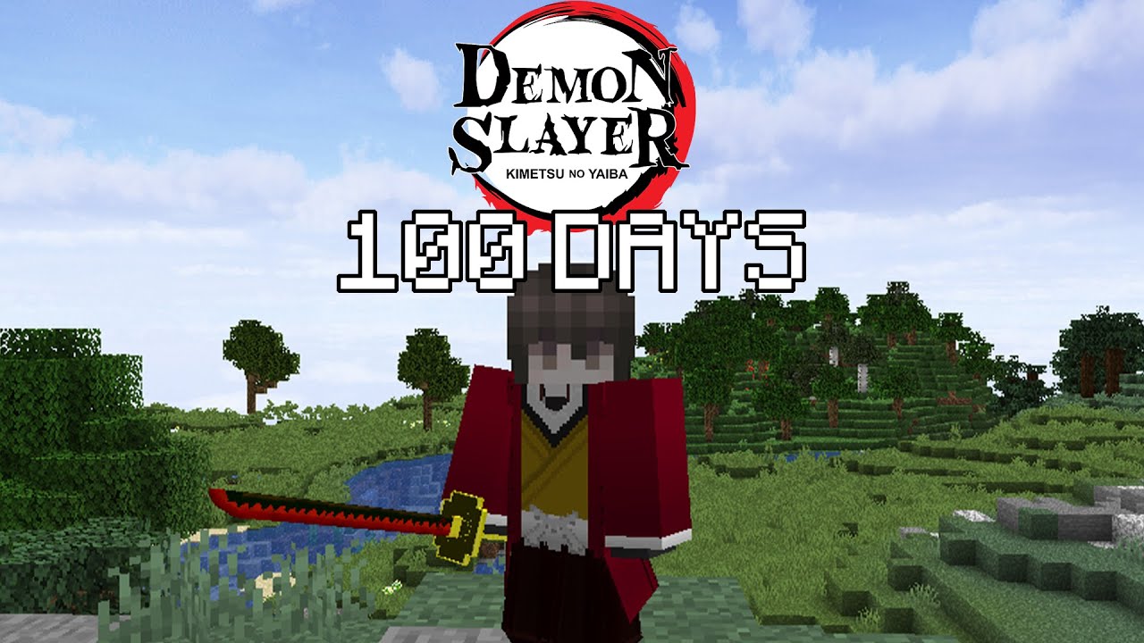 I Played Minecraft Demon Slayer As Yoriichi For 100 DAYS...