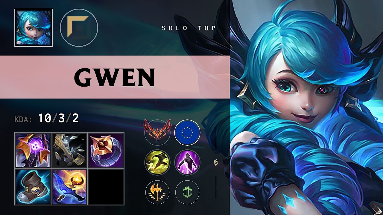 Gwen Top vs Ornn - EUW Grandmaster Patch 26.11