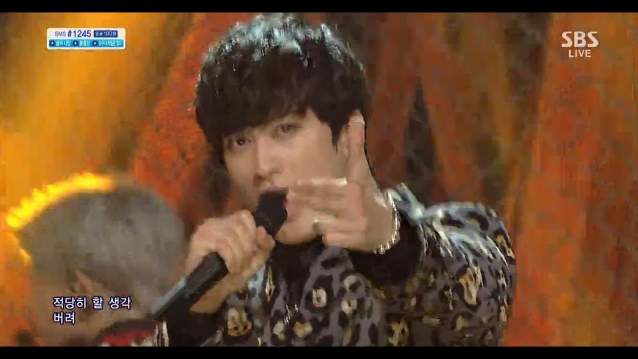 Blockby, выступление злодеев @ популярной песни Inkigayo 131020