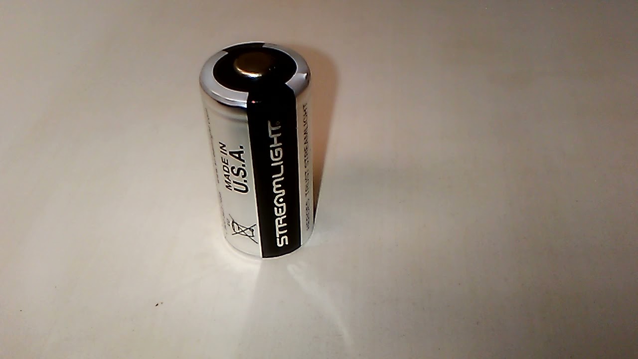 Why I use STREAMLIGHT brand CR123A lithium primary batteries in my tactical lights.