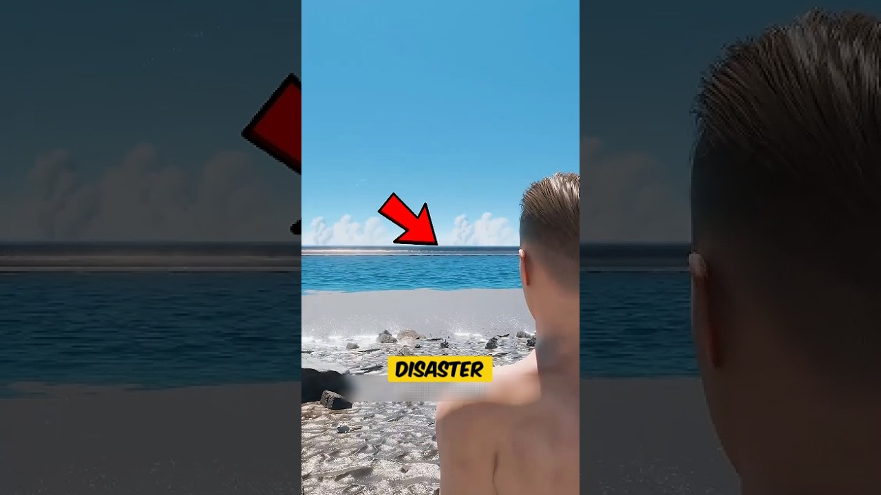What If the Ocean Suddenly Disappears? 🌊😳 | Tsunami Warning Sign