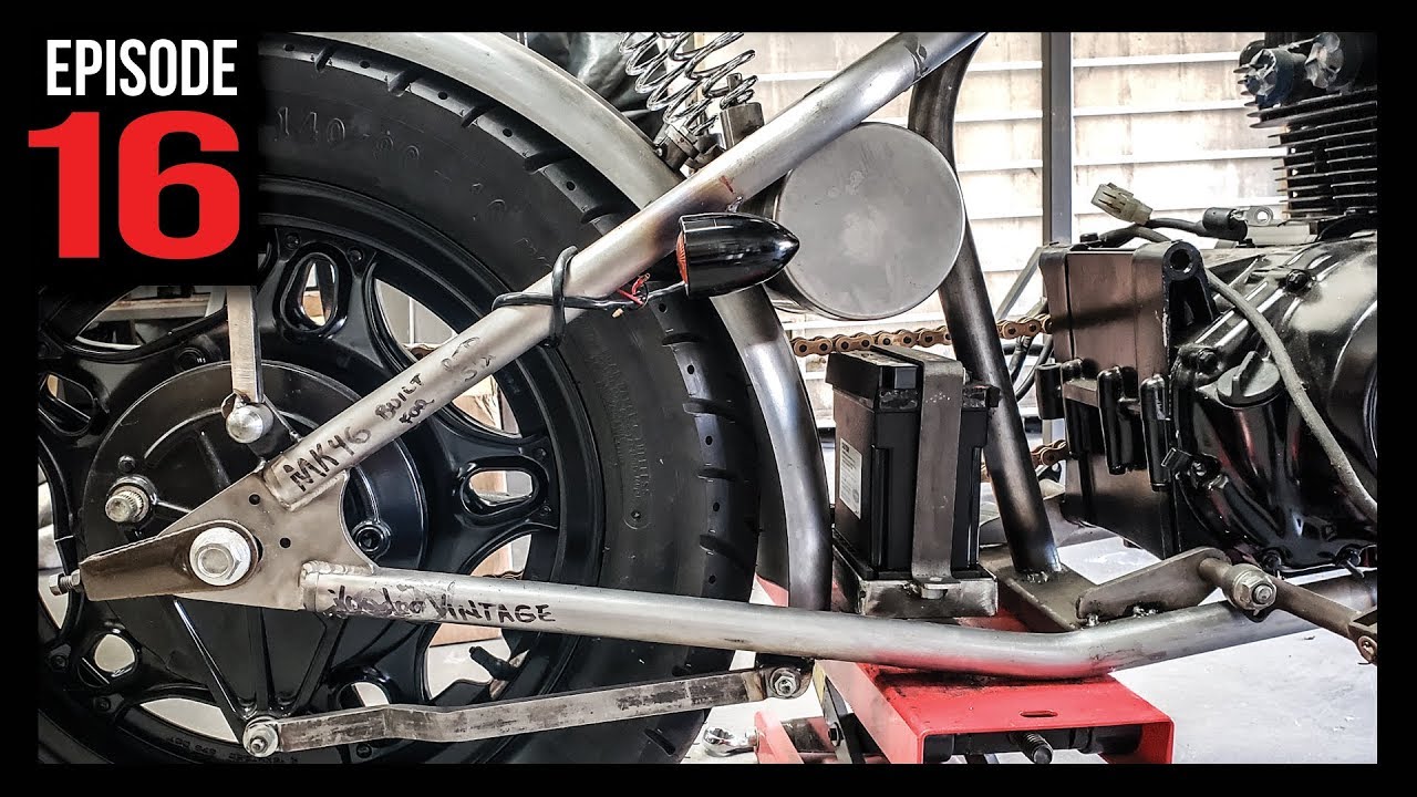 Bobber Build - Battery Box and Rear Brake - Episode 16