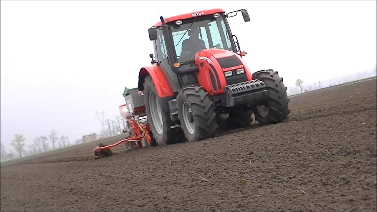 Uprawa i Siew Kukurydzy 2013 [ Zetor Forterra 115 , 105 ]