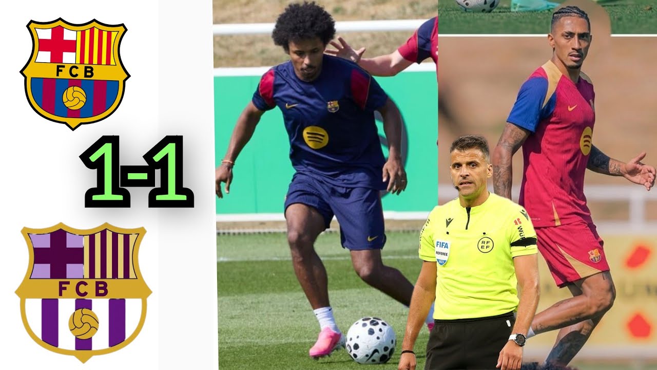 Raphinha FC против Adeyemi FC | Предсезонный товарищеский матч &laquo;Барселоны&raquo;