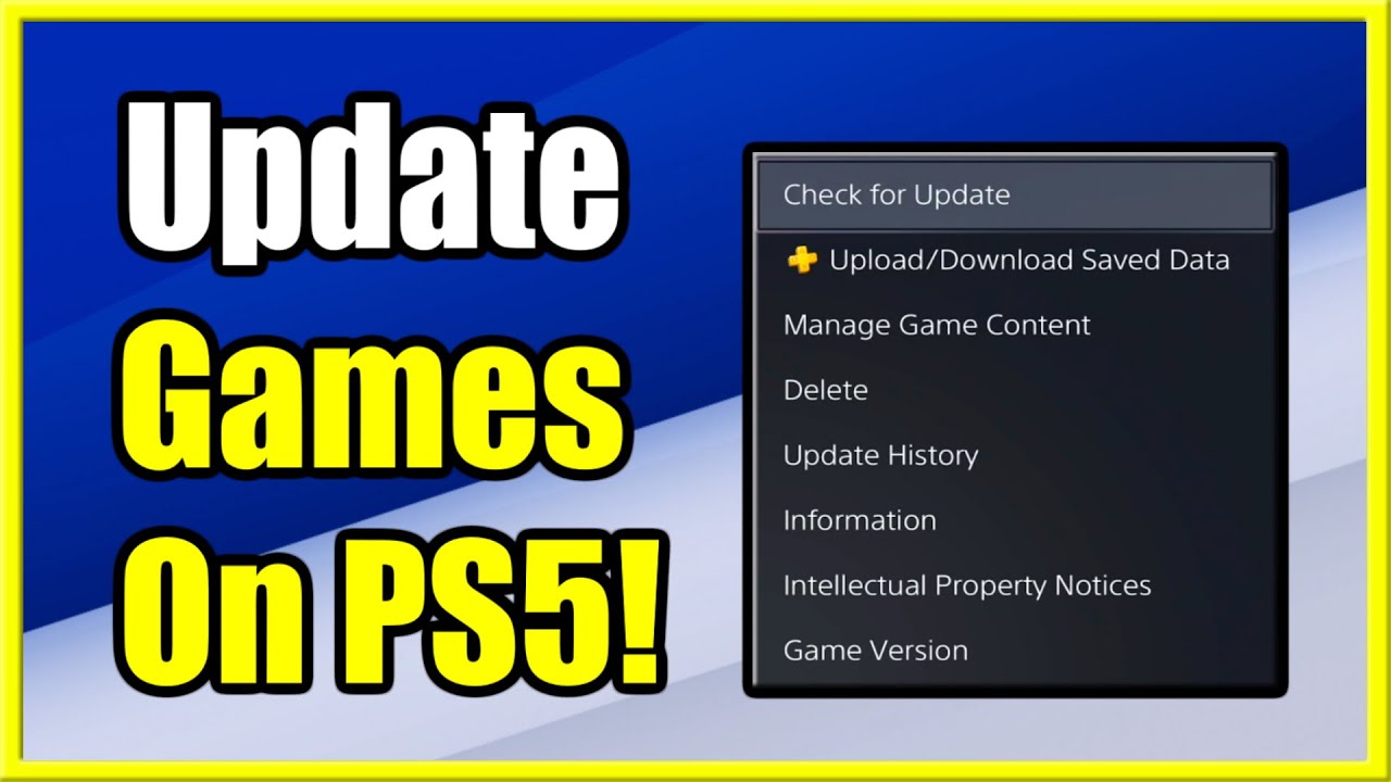 Как обновить игры на PS5 (обновления вручную и автоматически!)
