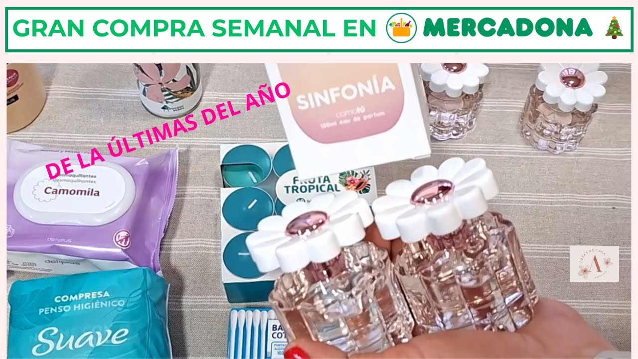 GRAN COMPRA SEMANAL DE MERCADONA (DE LAS ÚLTIMAS DEL AÑO🎄)