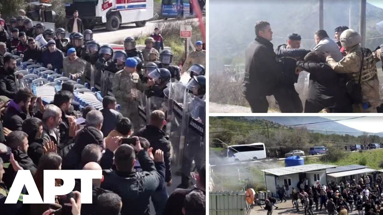 Wage Dispute Sparks Clashes Between Turkish Miners and Police | APT