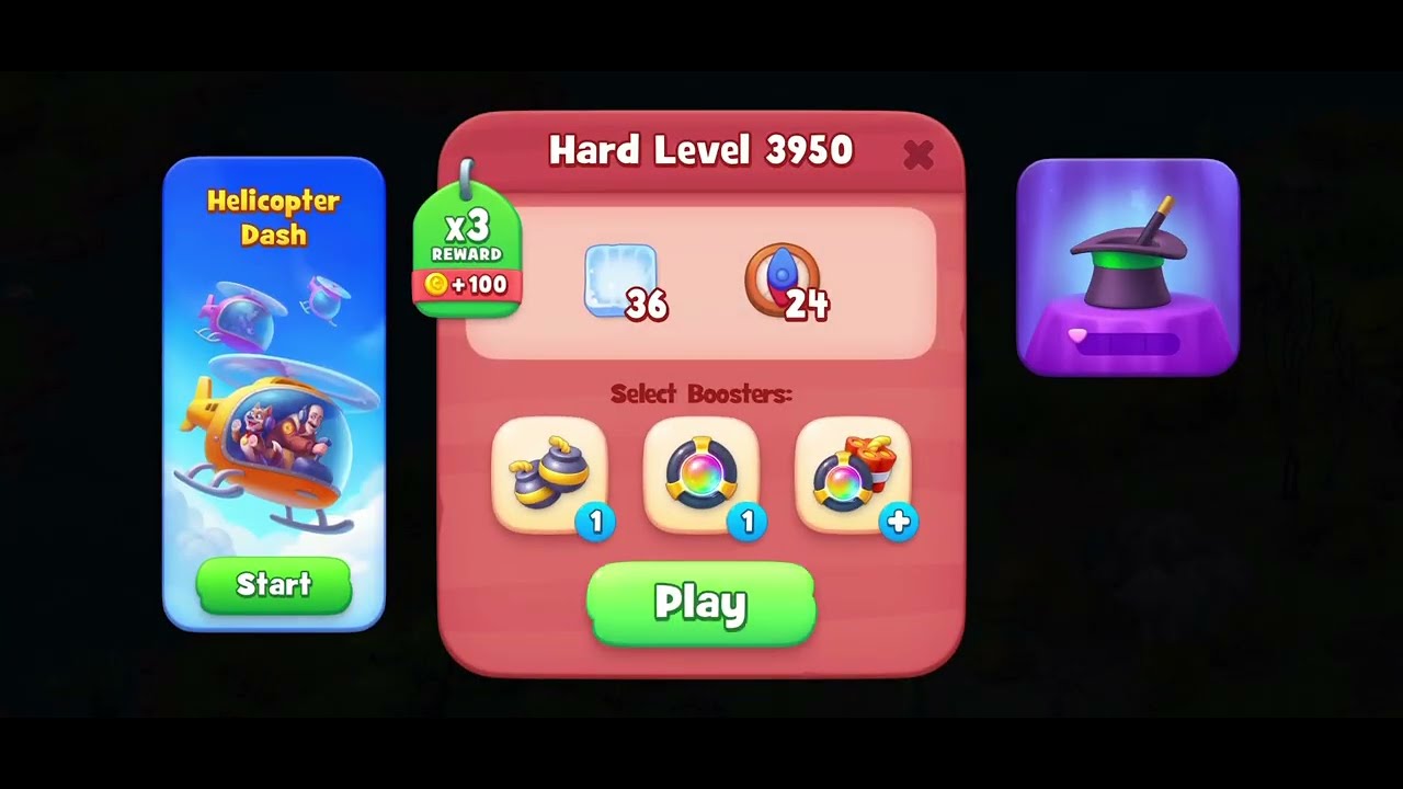 Gardenscapes HARD LEVEL 3950 NO BOOSTERS