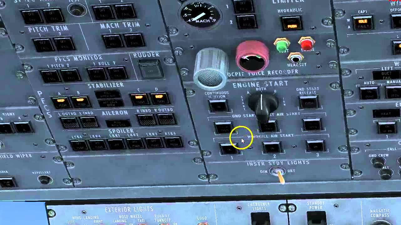 1011 Captain Engine Start Guide