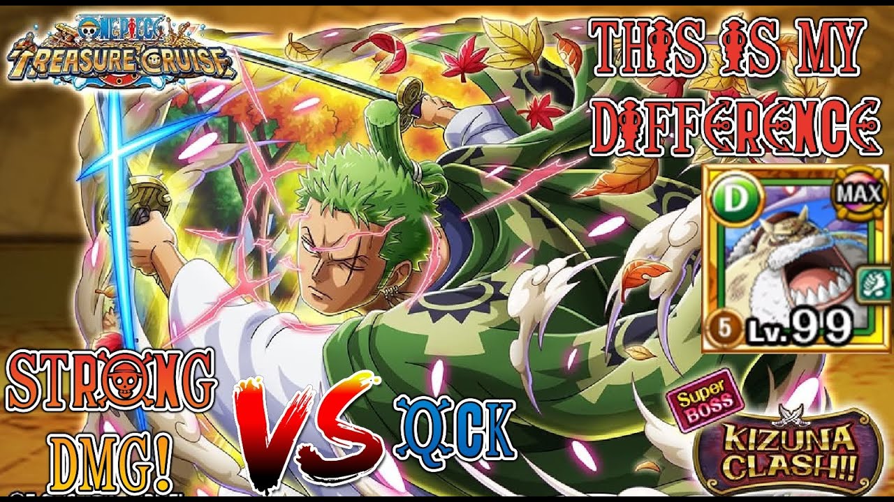KIZUNA SUPER BOSS ZORO QCK STRONG DAMAGE