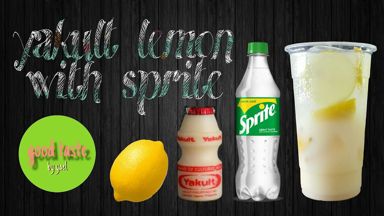 YAKULT LEMON WITH SPRITE/RECIPE GUIDE FOR MILKTEA BUSINESS