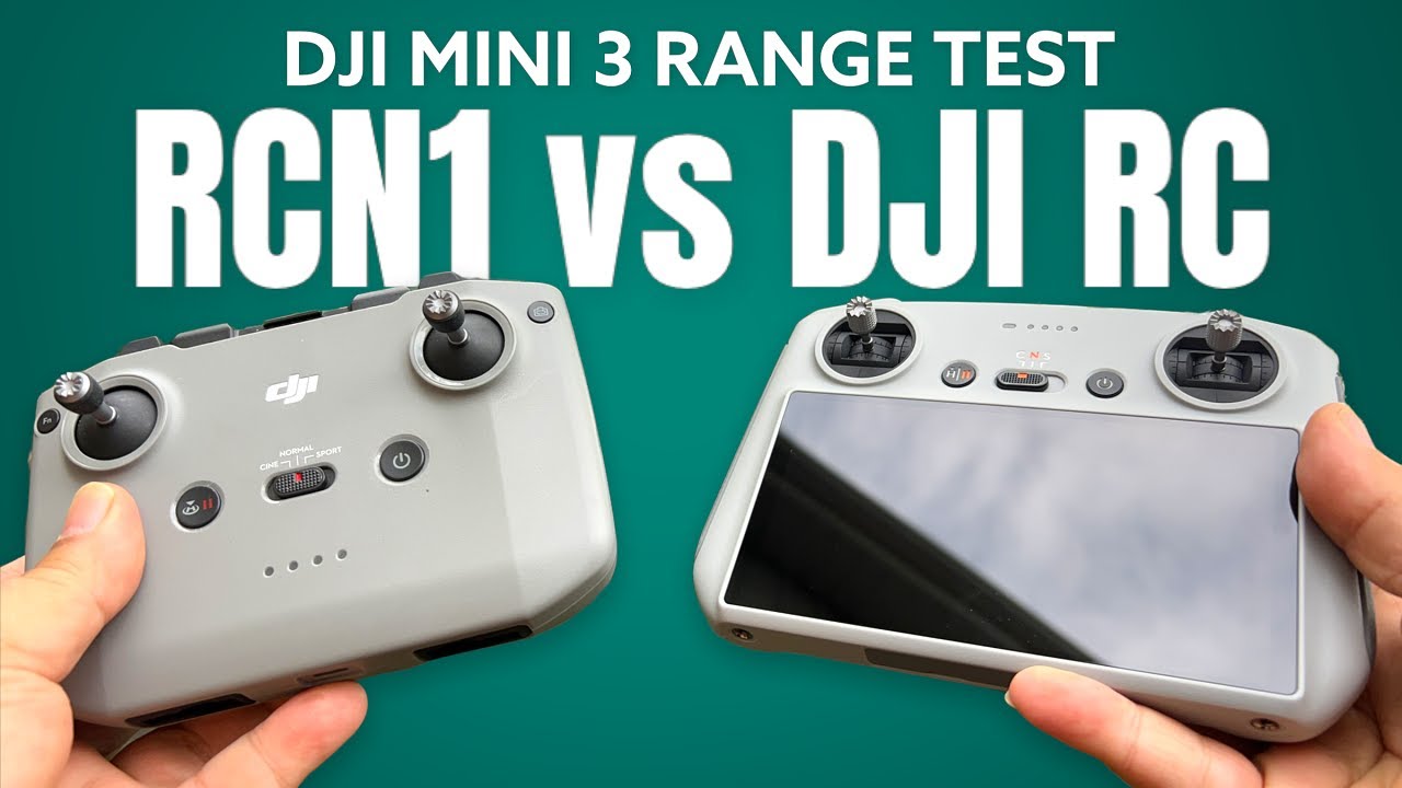 Тест дальности DJI Mini 3. Сравнение пульта дистанционного управления DJI и контроллера RCN1.