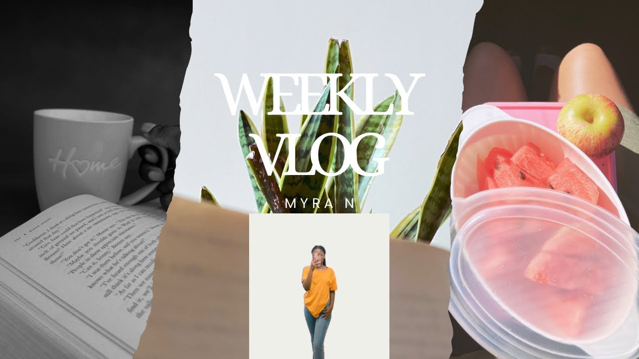 #Weeklyvlog:Spend a few days with me|Sick at work+slow mornings+reading+surviving|Motswana YouTuber