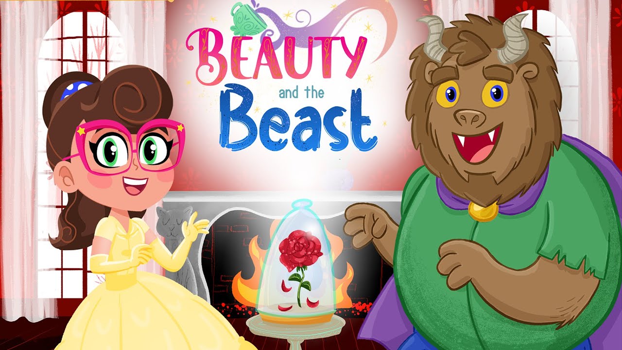 Enchanted Castle + Mysterious Beast 🥀 Beauty and the Beast Story 💫 Cool School Cartoons for Kids