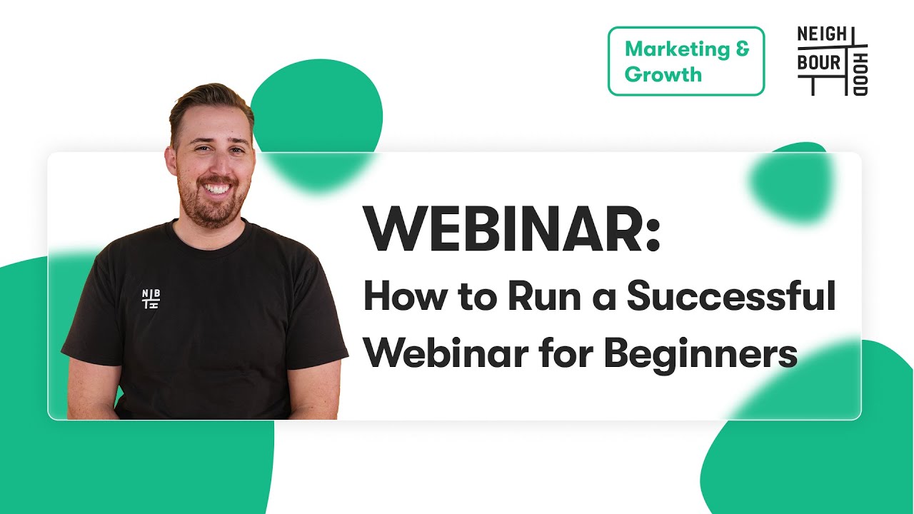 How to Run a Successful Webinar for Beginners | Webinar