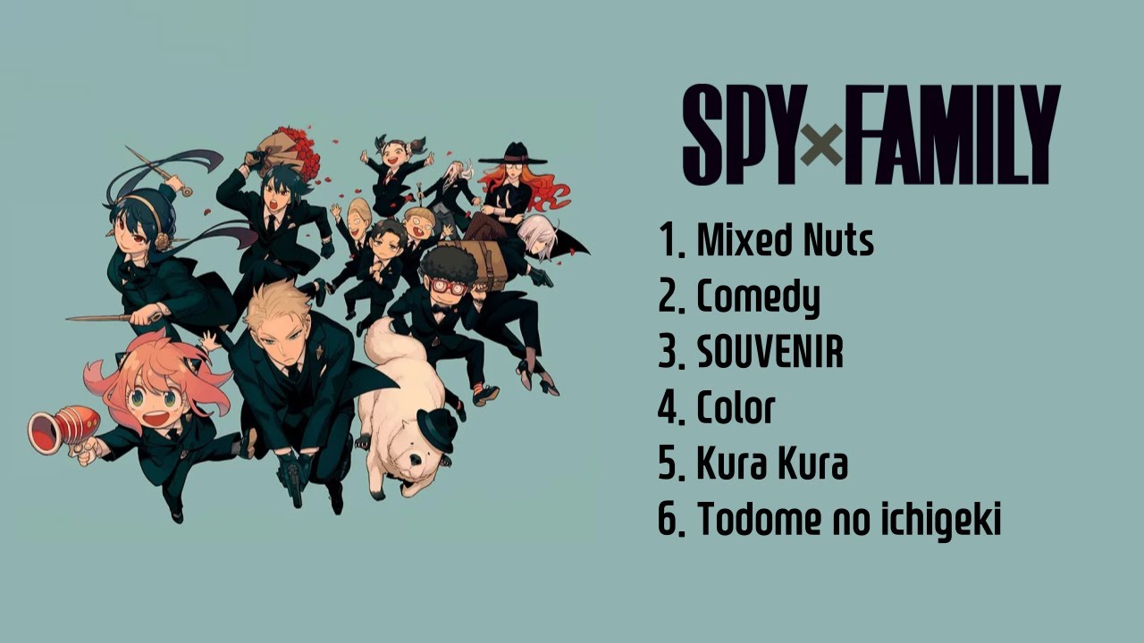 𝐏𝐥𝐚𝐲𝐥𝐢𝐬𝐭 | 스파이 &times; 패밀리 -  1~2기 OP/ED Full 모음 ｜ SPY &times; FAMILY -  Season1~Season2 OP/ED Full Song