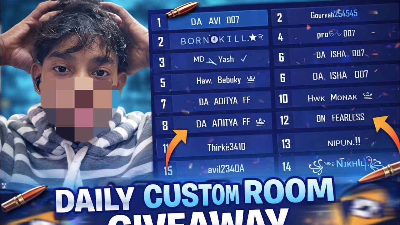 🎮 FREE FIRE LIVE CUSTOM ROOM | FULL ACTION GAMEPLAY 🔥