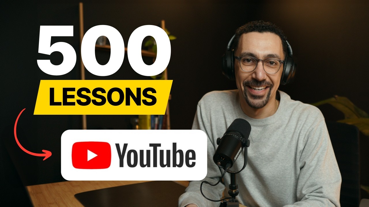 Уроки из моего 500-го видео на YouTube — рост, уверенность в себе и новые возможности.