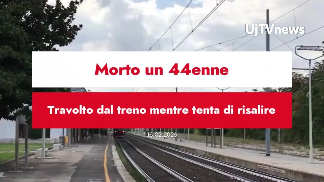 Travolto dal treno mentre tenta di risalire morto un 44enne
