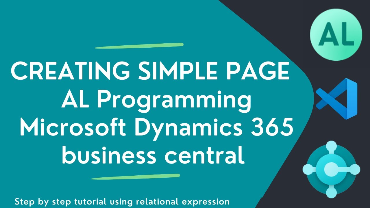 Программирование на AL для начинающих | Microsoft Dynamics 365 Business Central | Страница AL | У...