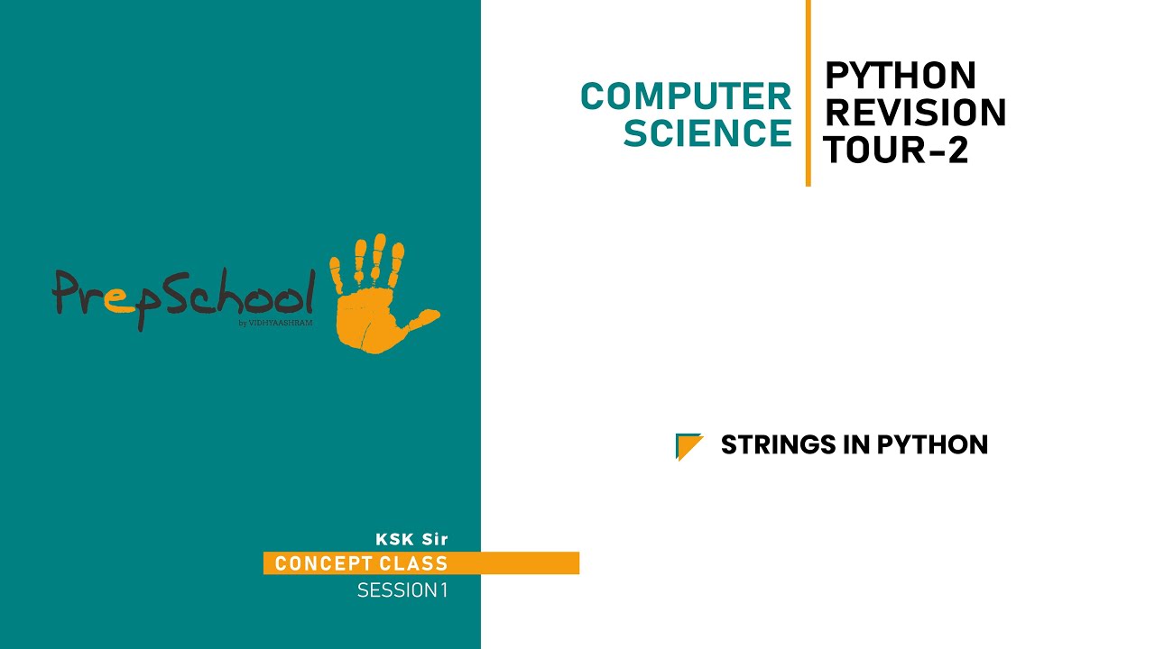 DAY 03 | COMPUTER SCIENCE | CBSE XII | PYTHON REVISION TOUR - 2 | L1
