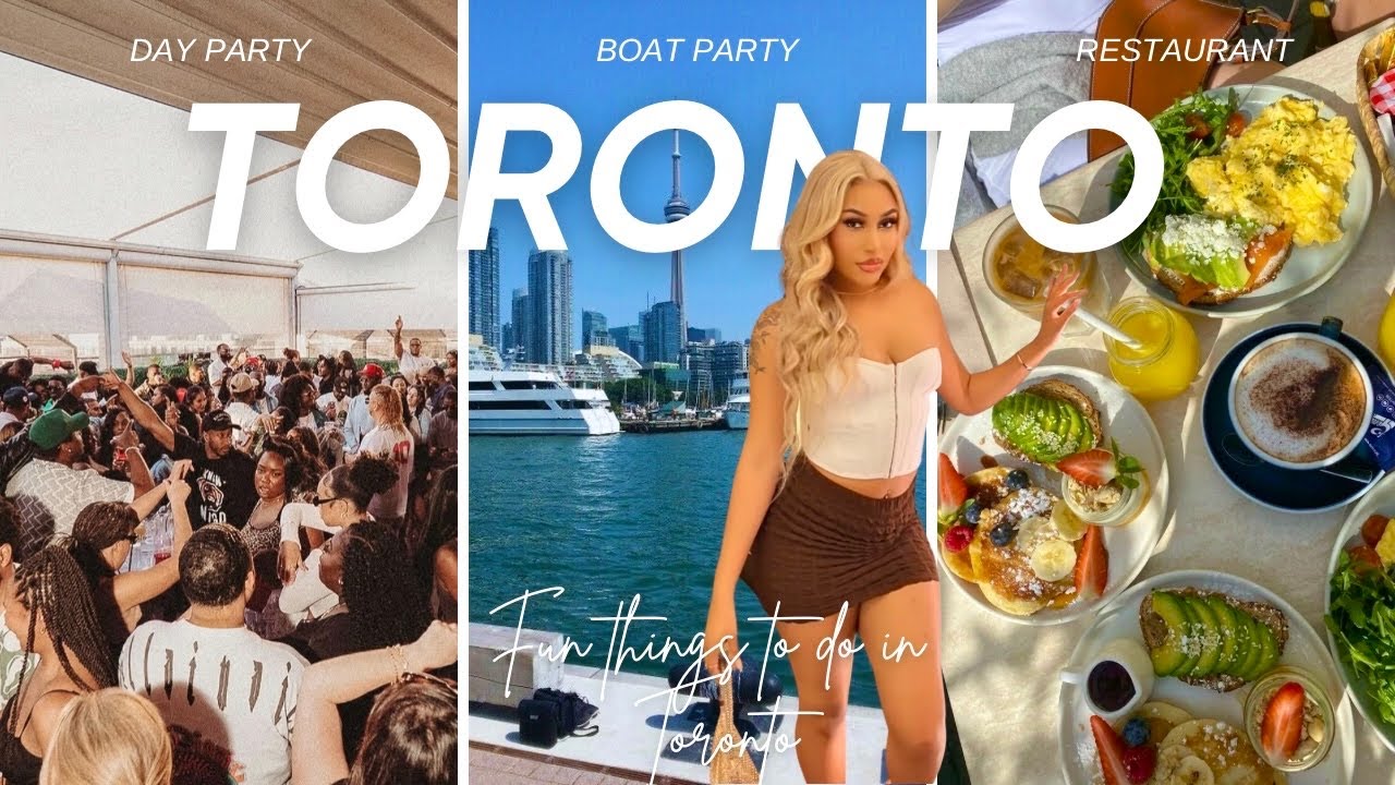 FUN THINGS TO DO IN TORONTO 2025 | Rooftop Party, Food Gems & Boat Vibes