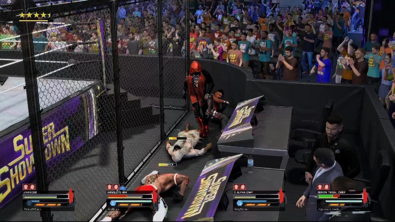WWE 2K25 HYPEMAN VS KYLE VS STORY VS 81 HELL