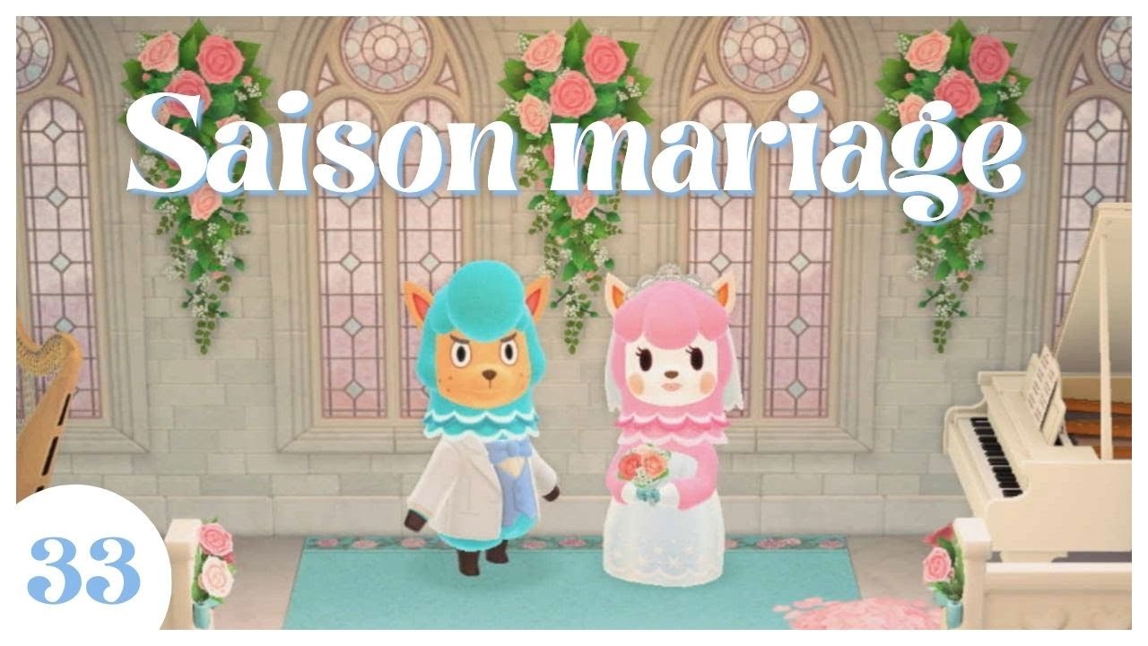 🧁 Le MARIAGE de Risette et Serge ! | Animal Crossing New Horizons #33