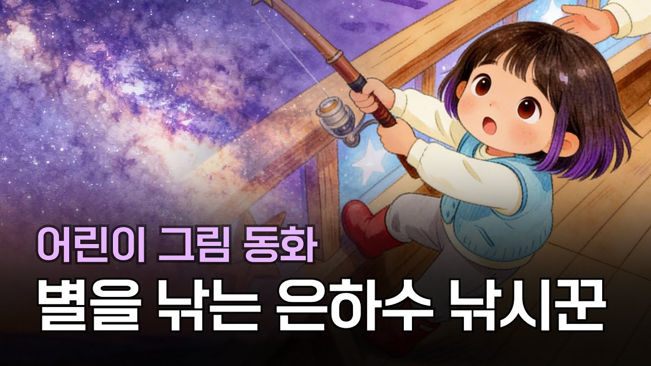 별을 낚는 은하수 낚시꾼 🎣 | 어린이 구연 동화 🧚🏻 | 그림 동화책 🖼️ | 아이 잘 때 들려주는 이야기 🧸