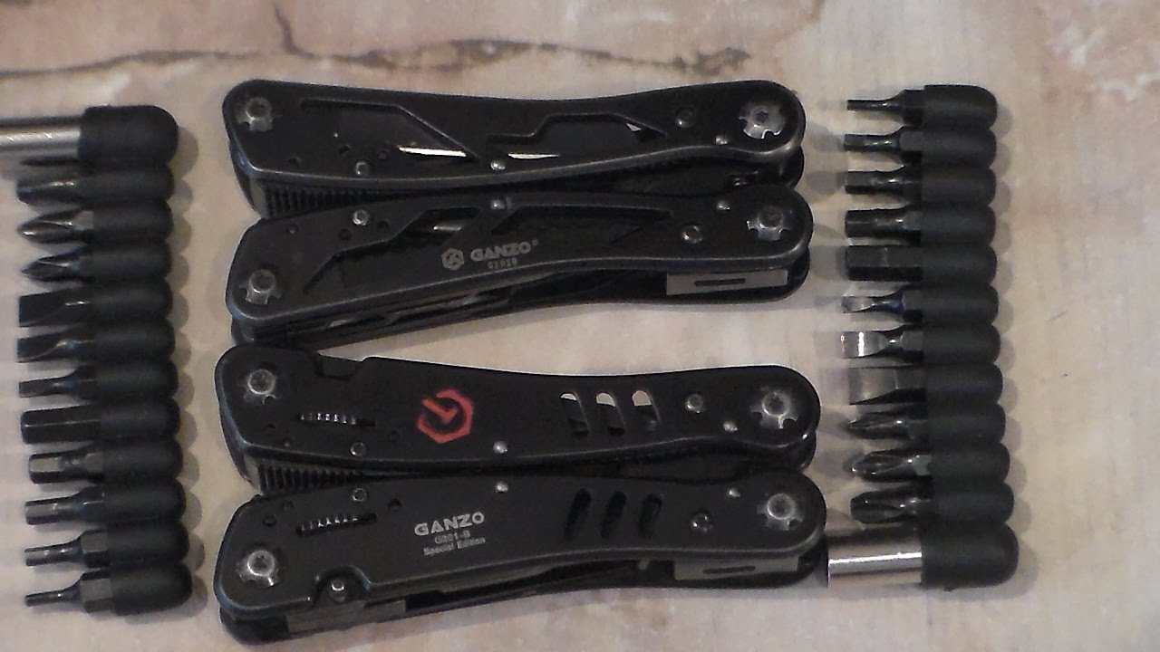 Мультитулы GANZO G202B и G301-B