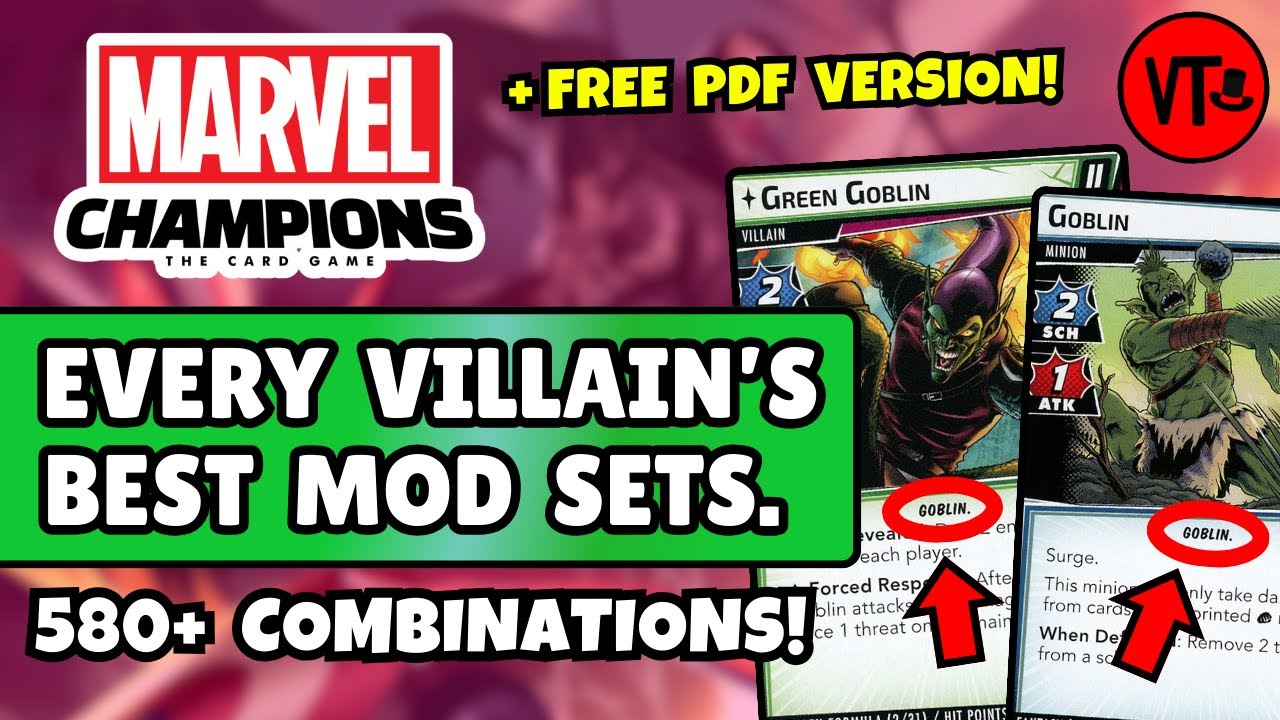 Marvel Champions: Every Villain's Best Mod Sets!