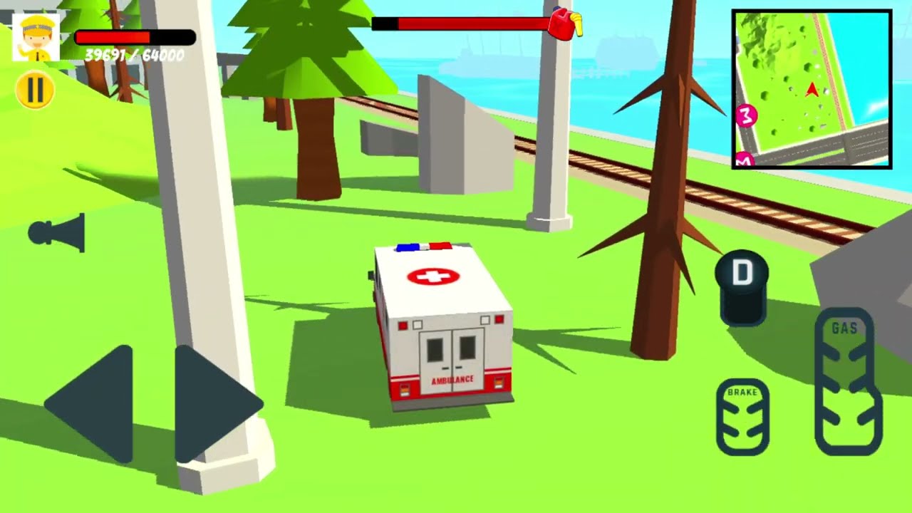 Ambulance Free Android Car Game - City Driver : Open World Gameplay