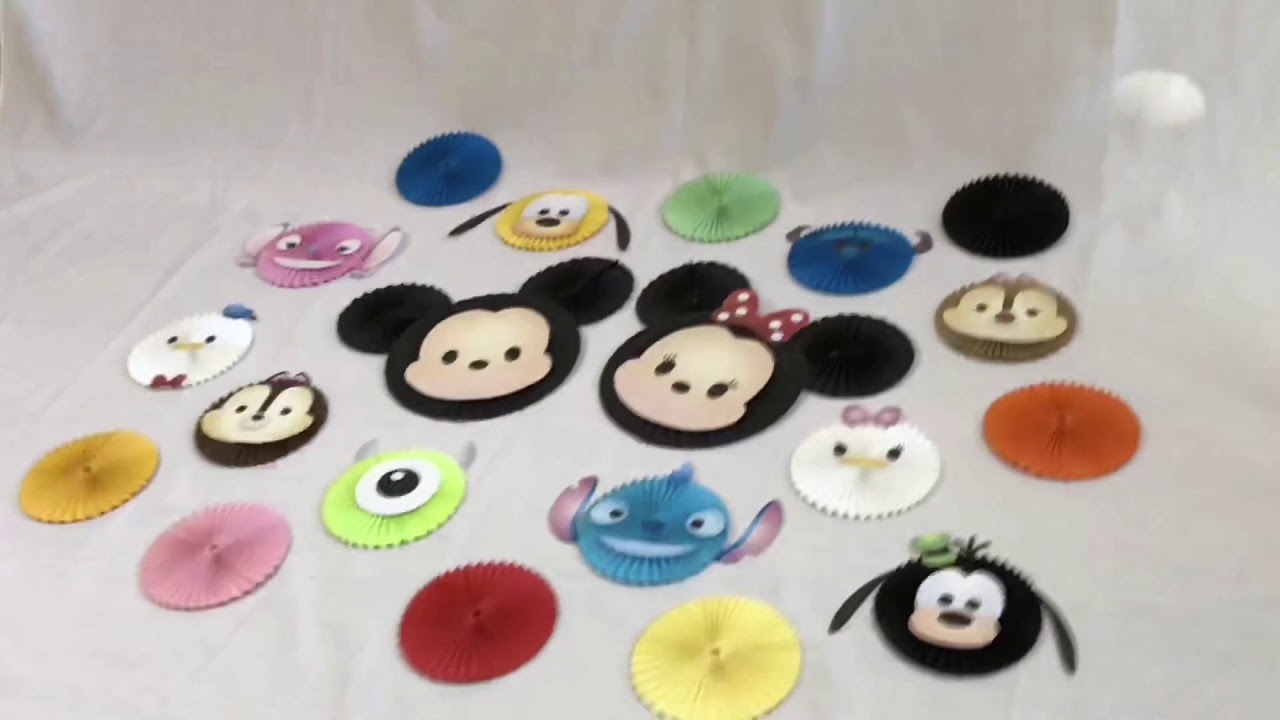 Tsum Tsum Rosetete Fan Wall Decorations