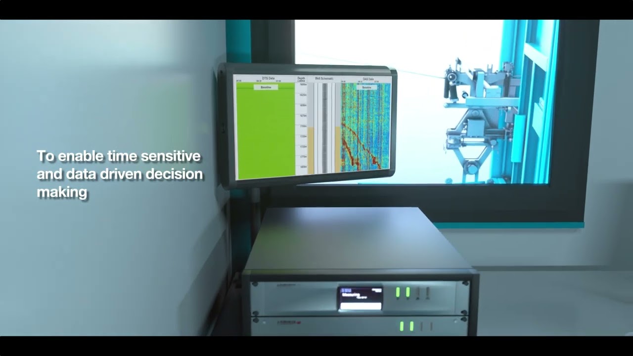 Distributed Fiber Optic Sensing DFOS Animation