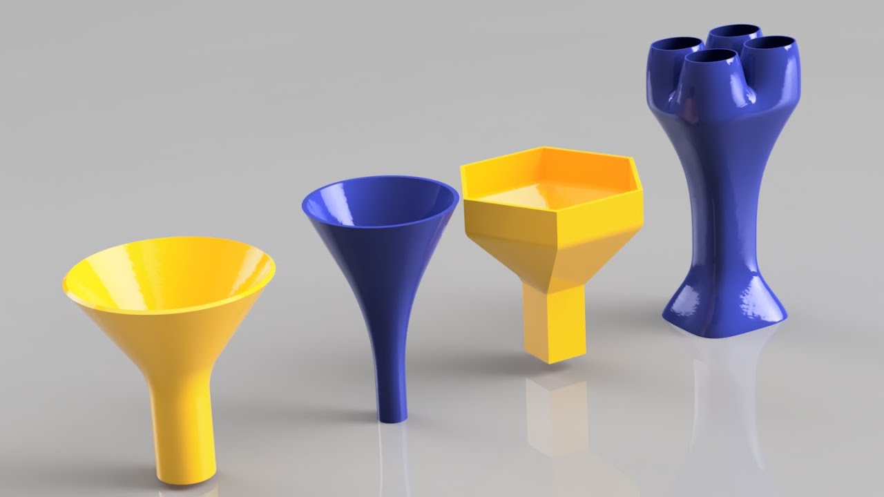 Mit zwei Funktionen jeden Trichter erstellen! Fusion 360 Tutorial Deutsch CAD