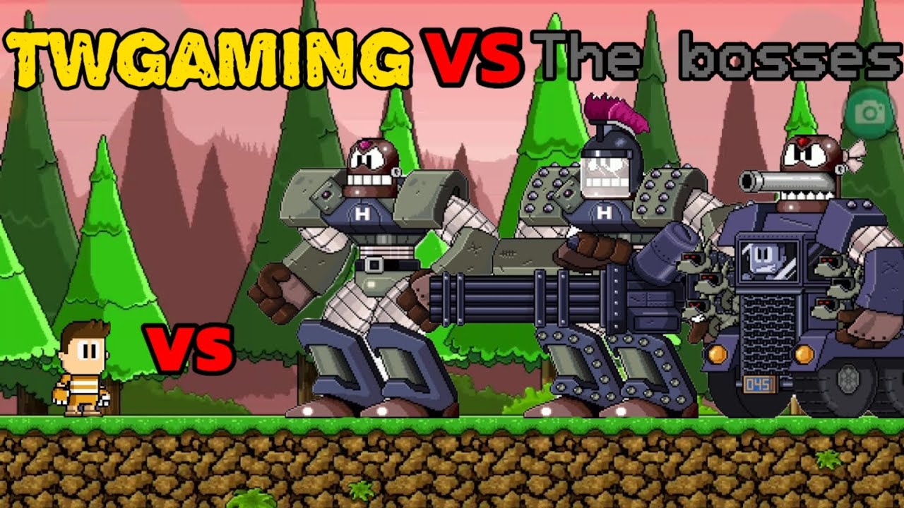 Fighting the first three bosses in Dan the man! #DanTheMan
