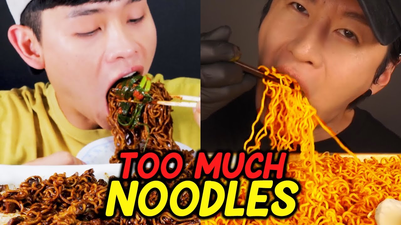 MUKBANGERS eat WAY TOO MUCH NOODLES