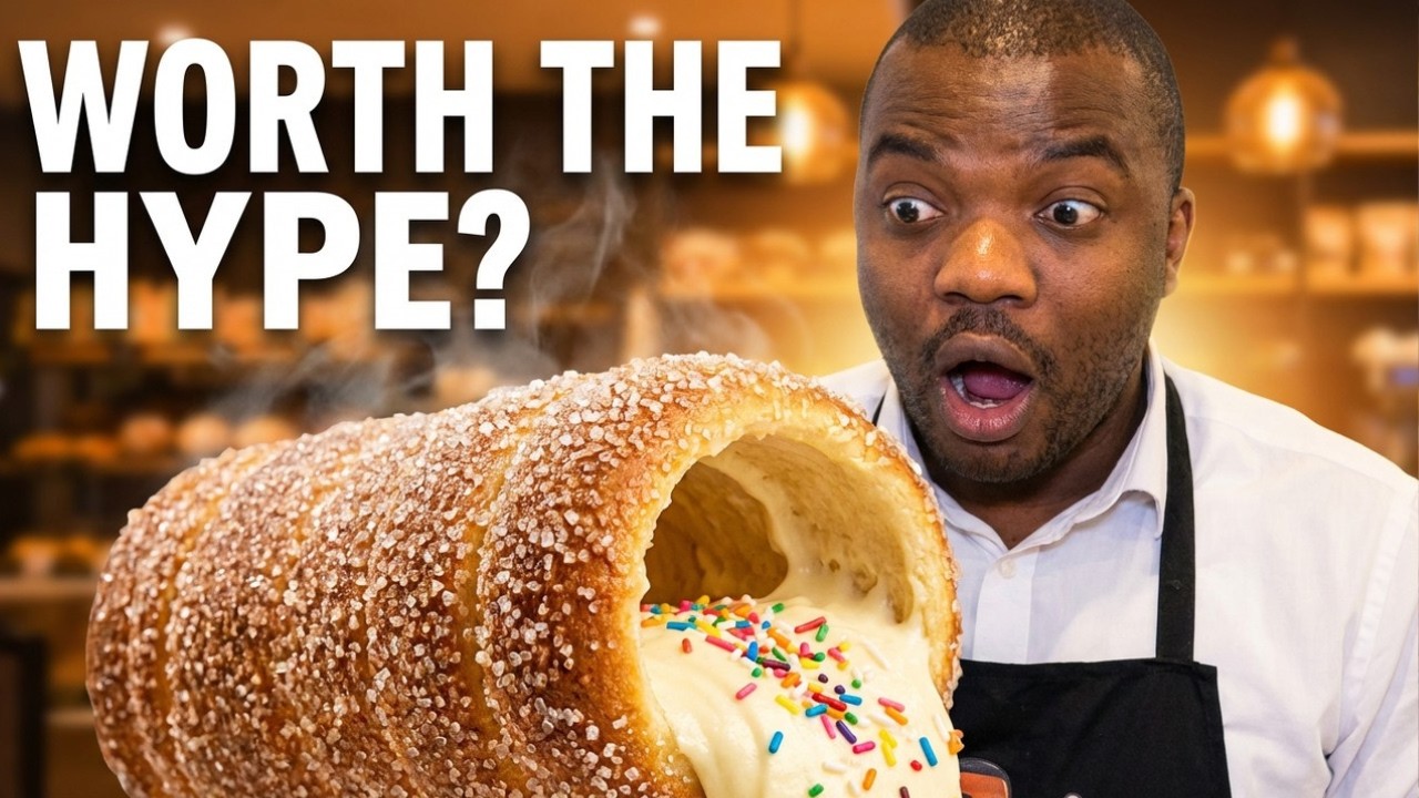 Budapest's INSANE Royal Chimney Cake Review - Worth the Hype? | Best Hungarian Sweets & Street Food