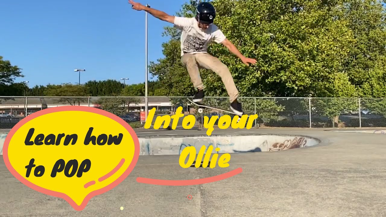 Learn how to pop into your ollie : Nerdy Skateboard Breakdowns Ep 6
