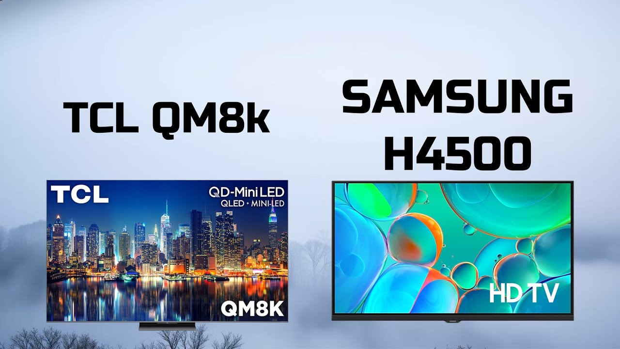 TCL QM8K vs Samsung H4500 | 4K TV Comparison 2025 |