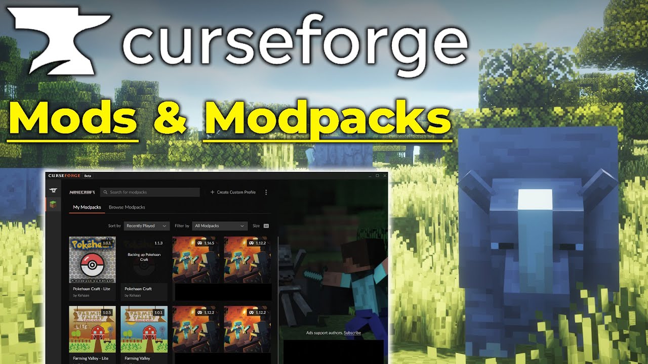 Как загрузить и установить CurseForge для модов и модпаков Minecraft