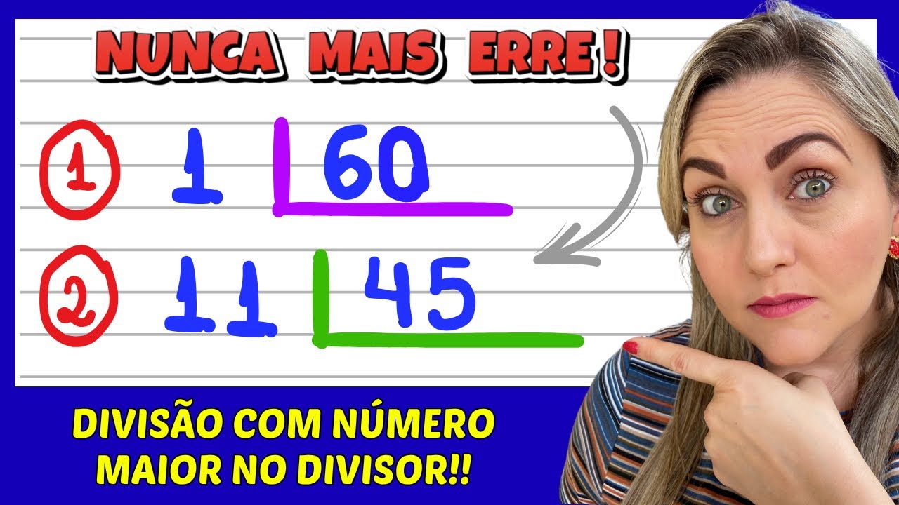 NUNCA MAIS ERRE UMA DIVISÃO. APRENDA COMO FAZER DIVISÃO AGORA!!! EXPLICAÇÃO DO CONTEÚDO! 📚🚀
