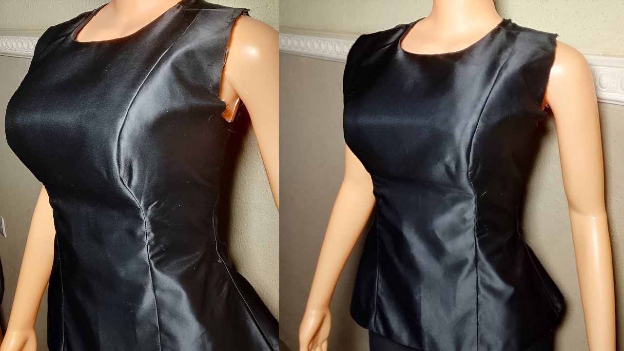 How to Sew a Shoulder Dart Bustier Blouse | Step - by - Step Beginners Friendly Sewing Tutorial.